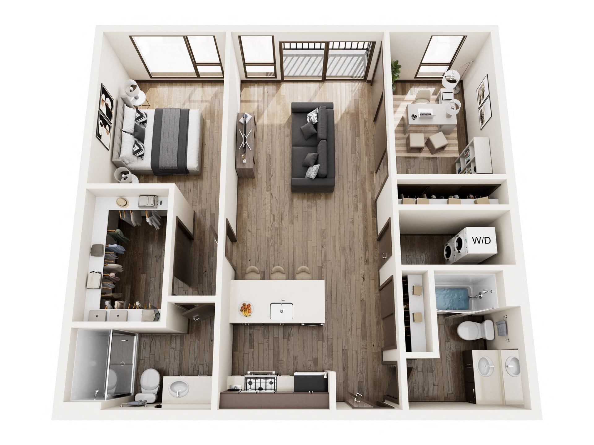 B2/B4 Flat floor plan