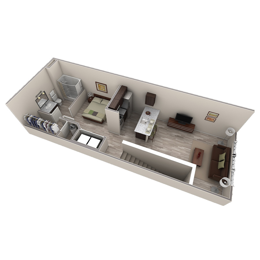 Studio Grand Overlook floor plan