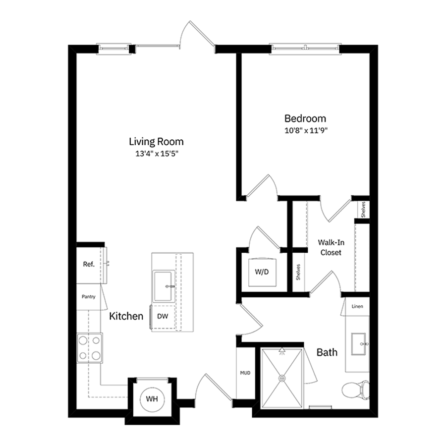 A2 floor plan