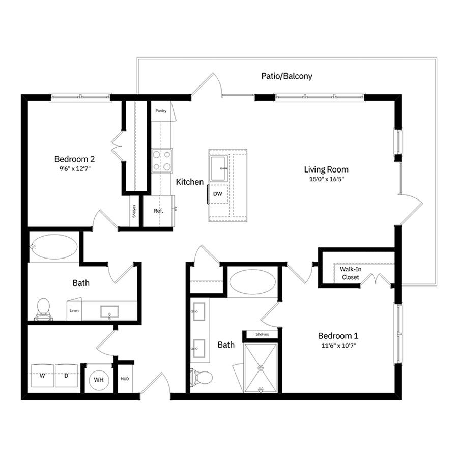 B2a floor plan