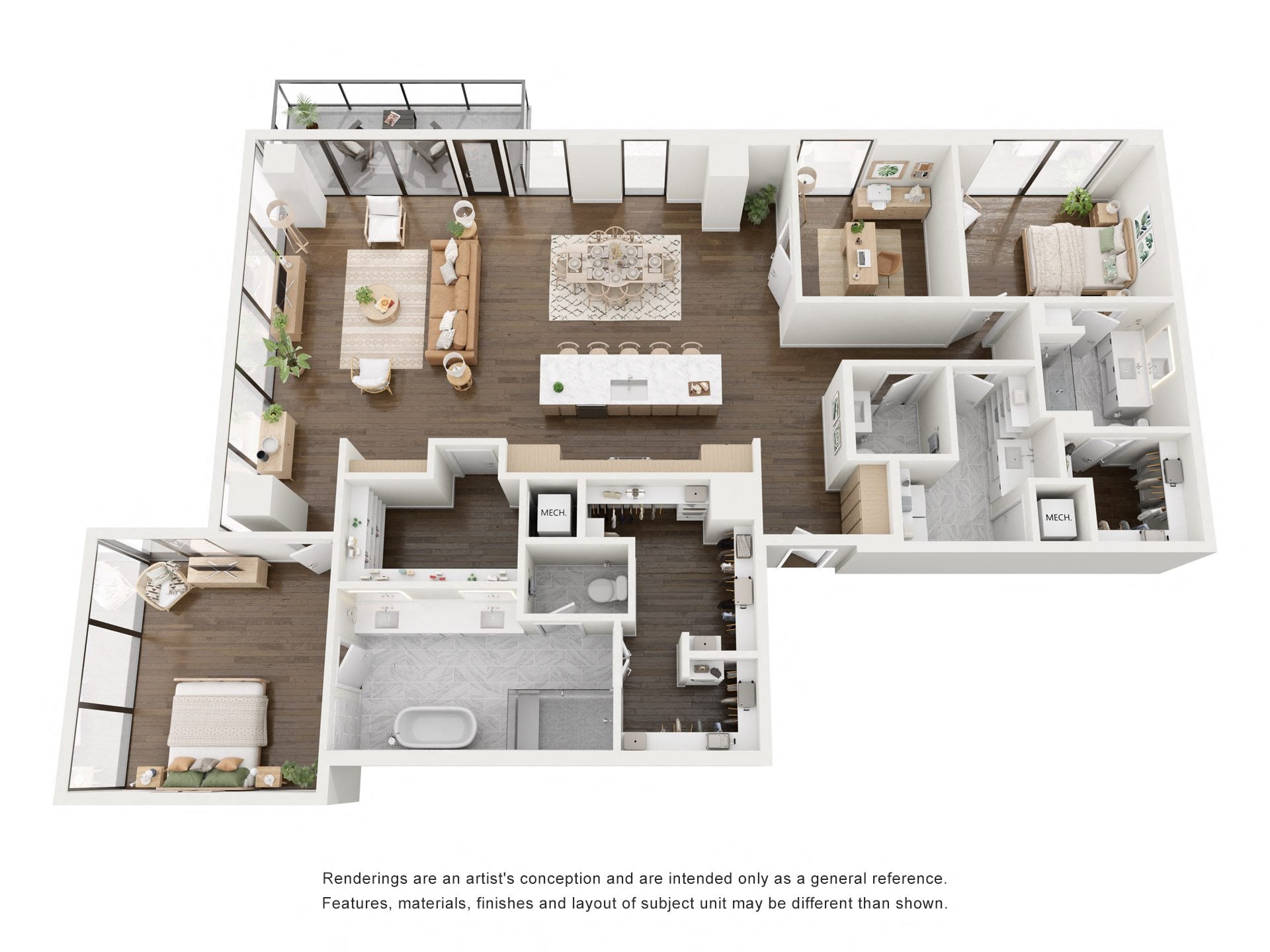 B3P floor plan