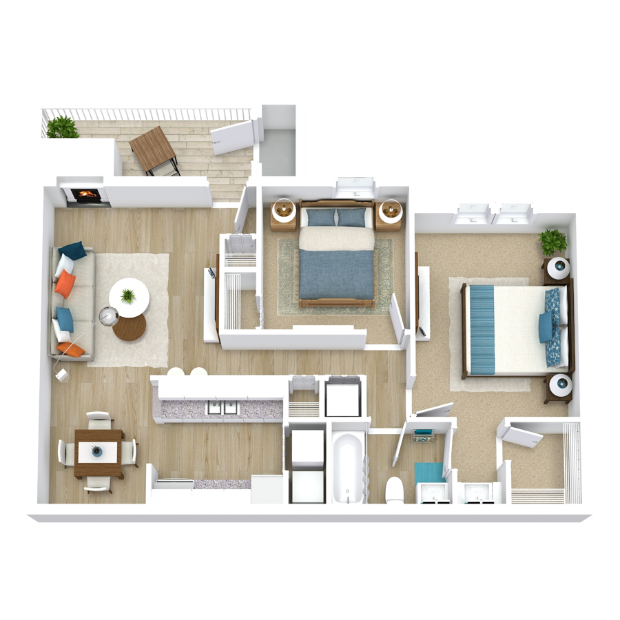 The Garden floor plan