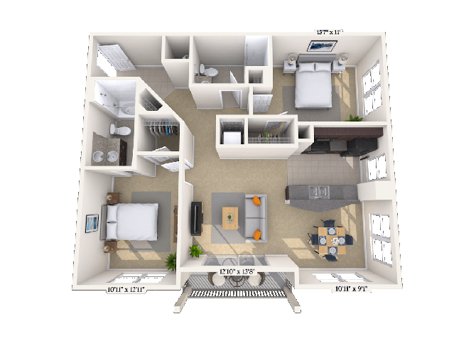 The Charlotte floor plan
