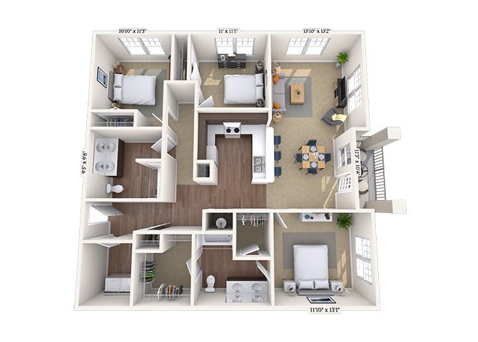 Olympian floor plan