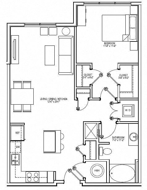 A2A floor plan