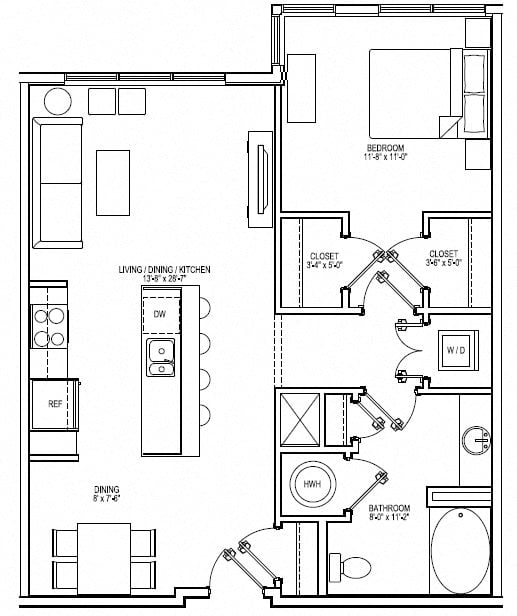 A2B floor plan