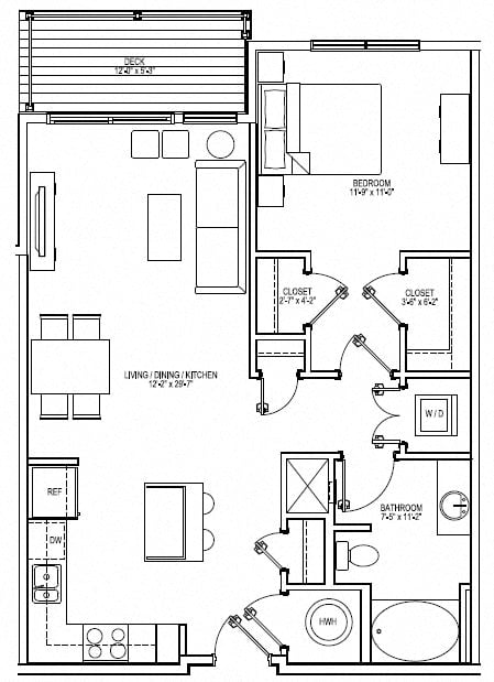 A2 floor plan
