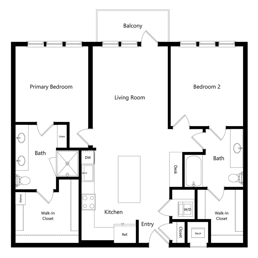 B2 floor plan