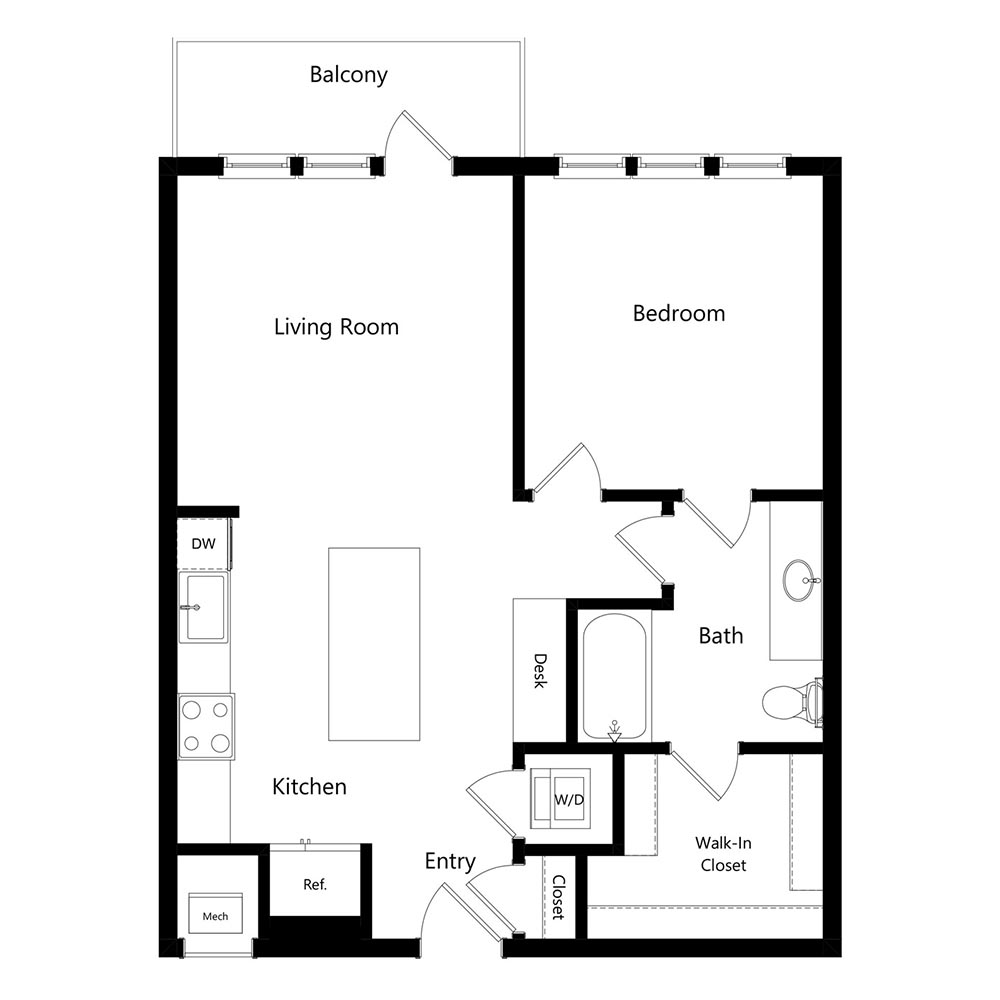 A2 floor plan