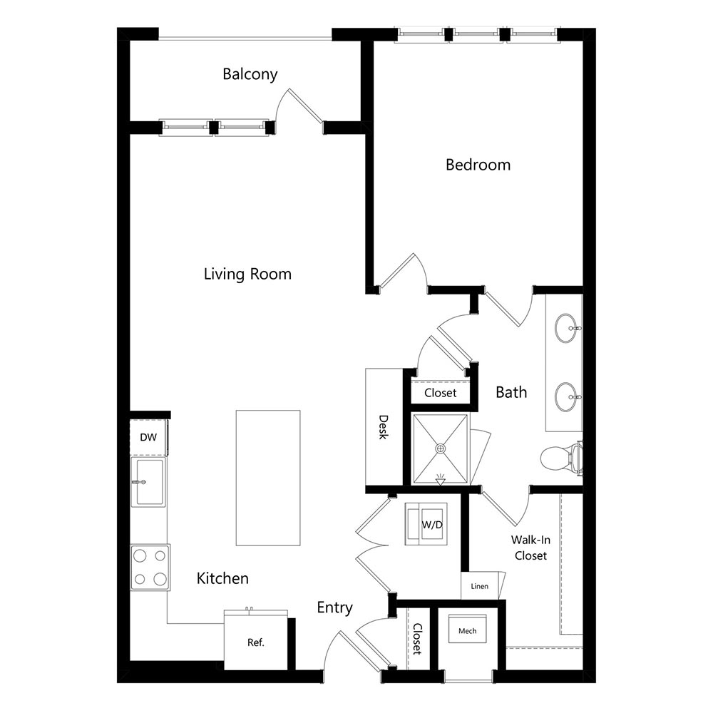 A3 floor plan