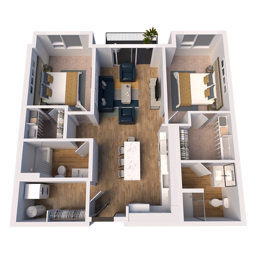C1-Alt floor plan