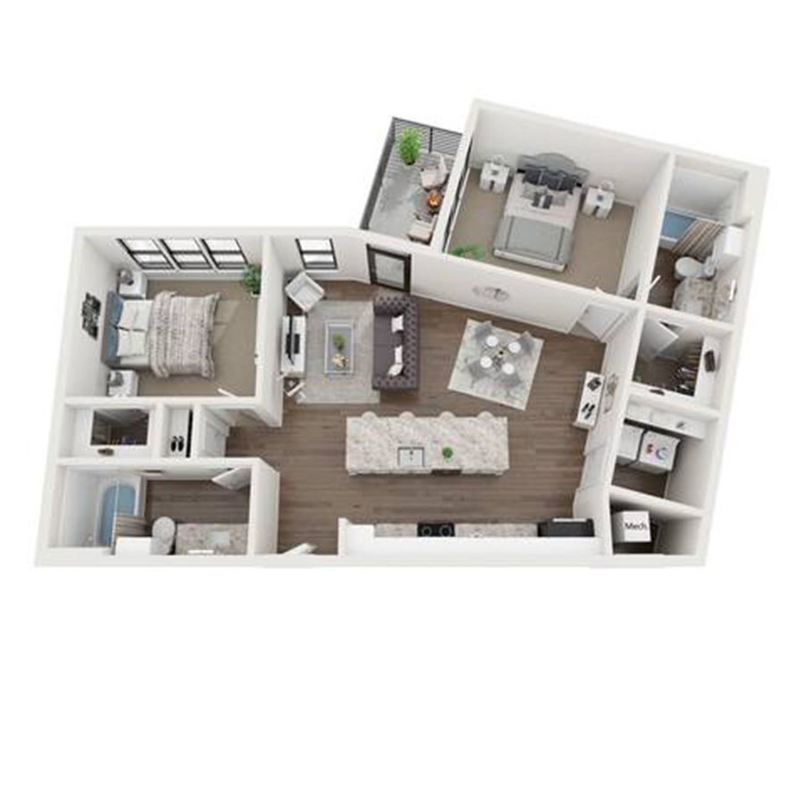 B2 floor plan