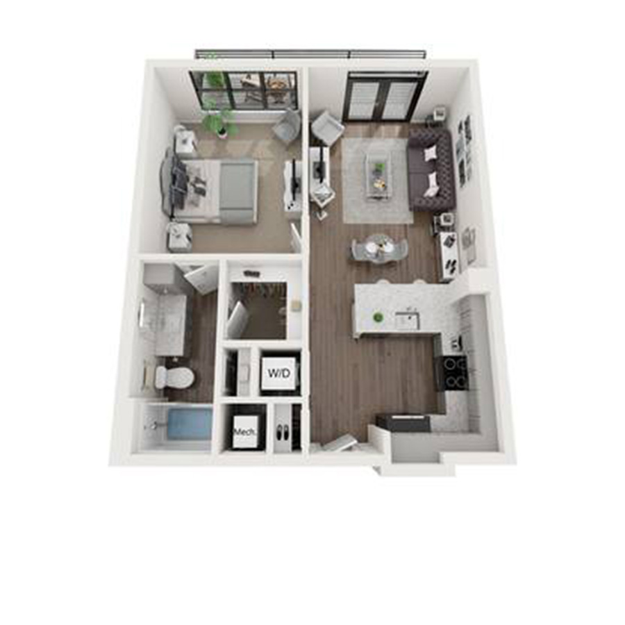 A2 floor plan