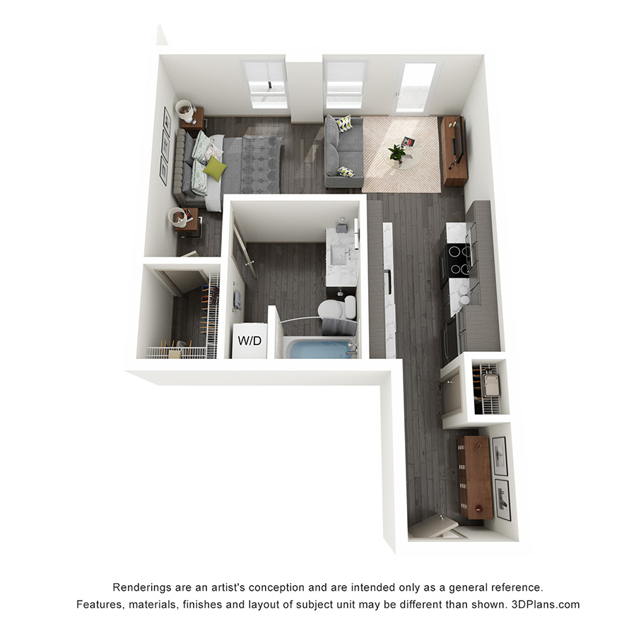 Studio C floor plan