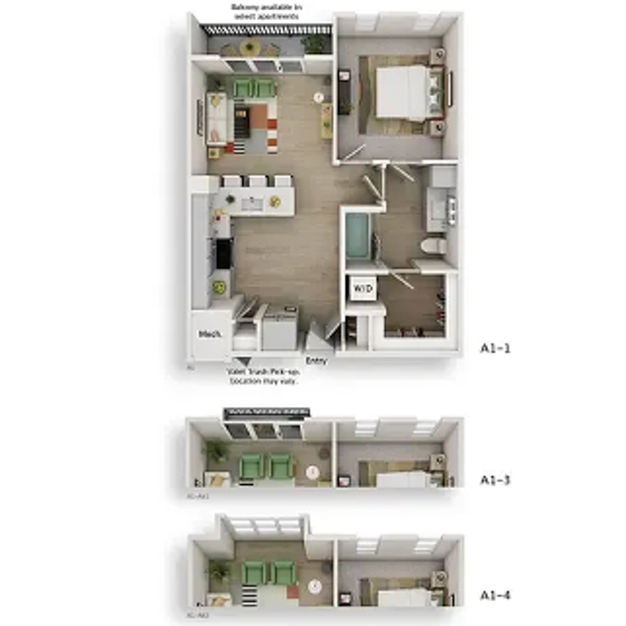 A1-4 floor plan