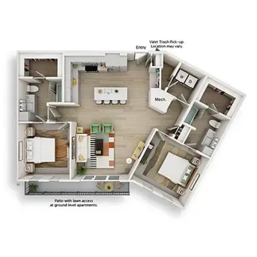 B4 floor plan