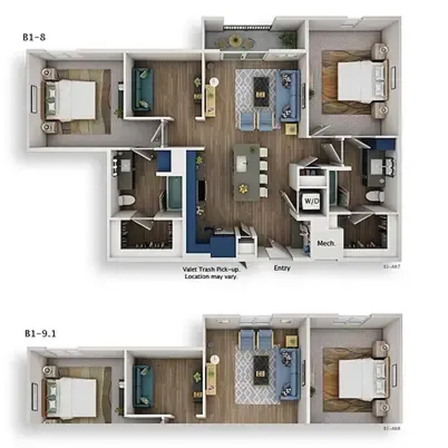 B1-8 floor plan