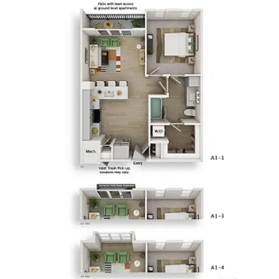A1-3 floor plan