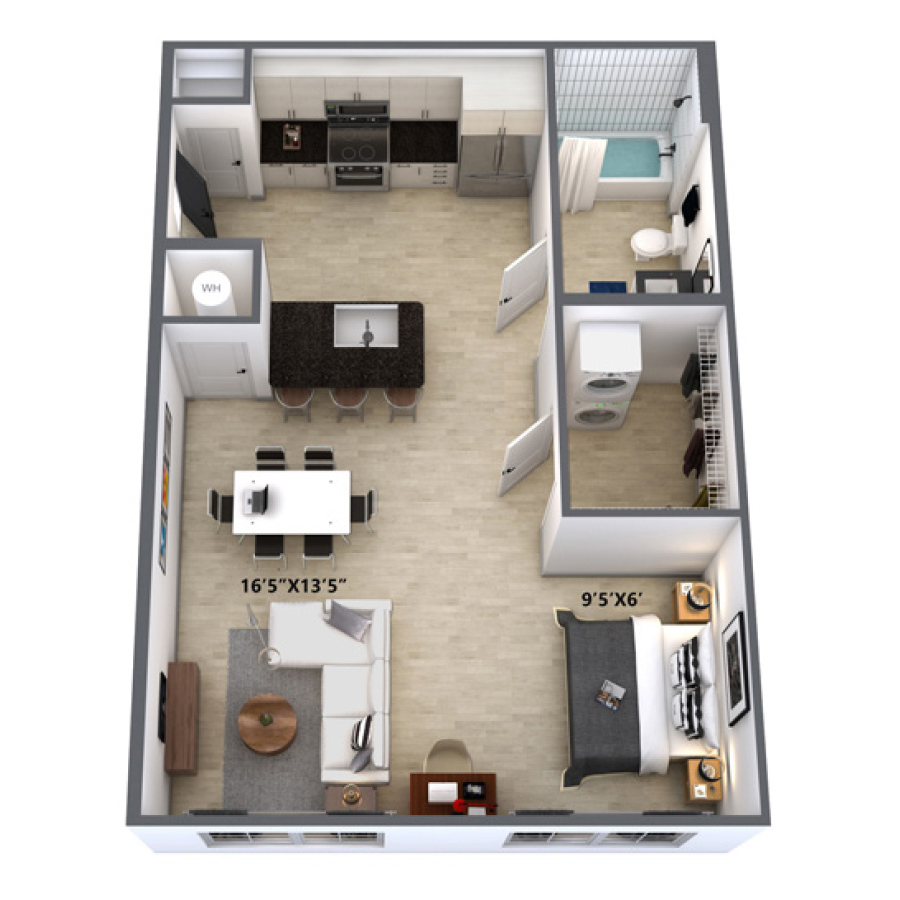 A1 floor plan