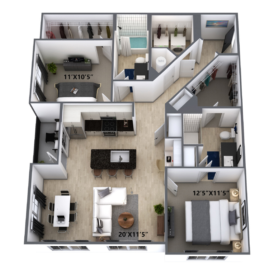 B2 floor plan