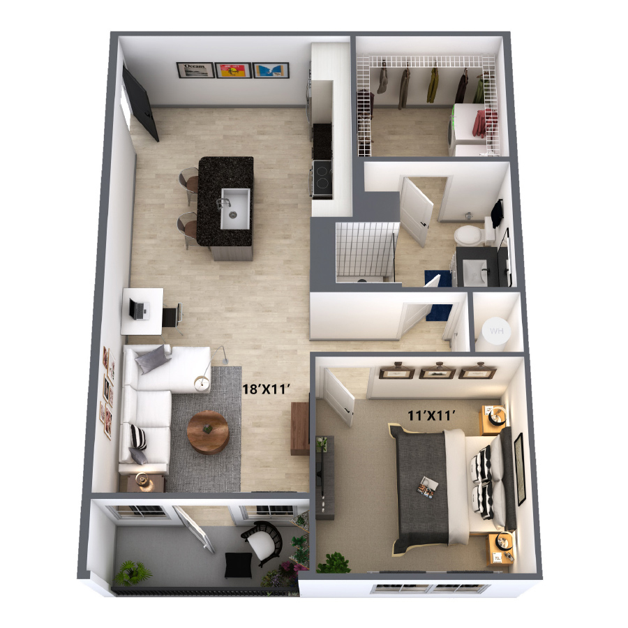 A2 floor plan