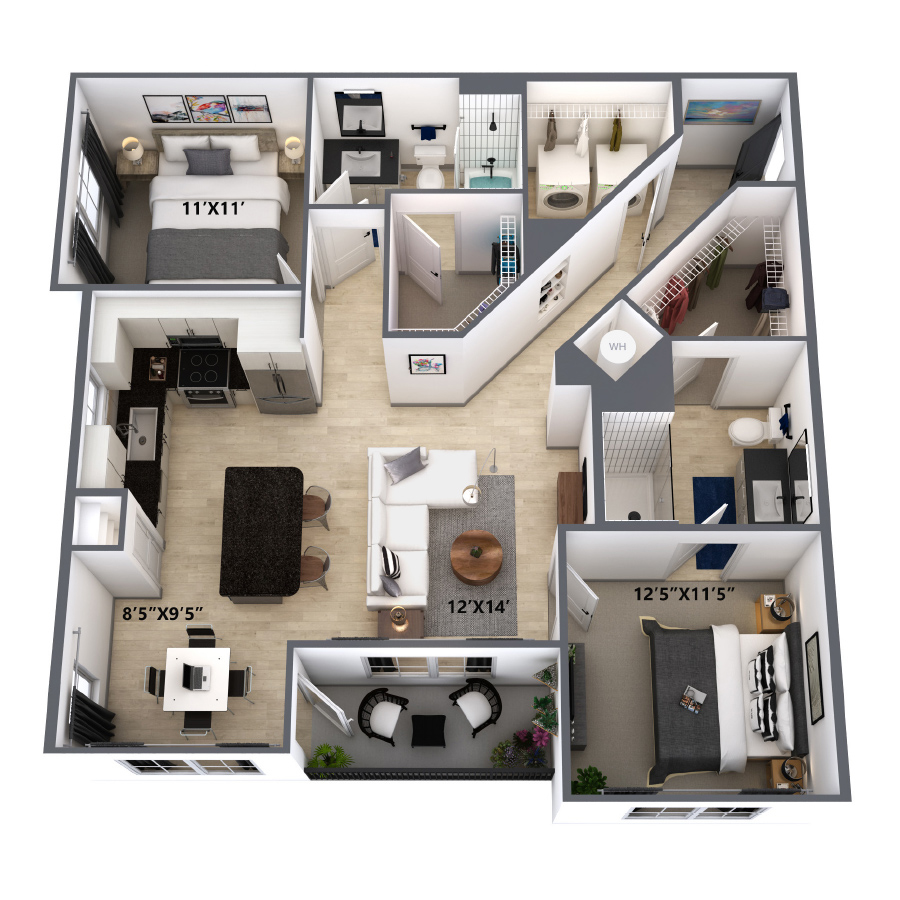 B1HC floor plan