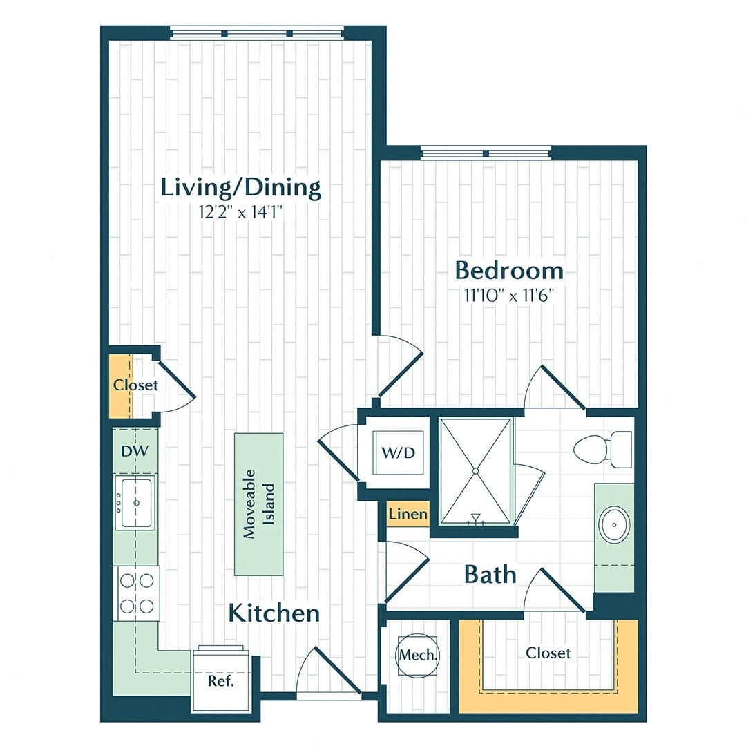 A2 floor plan