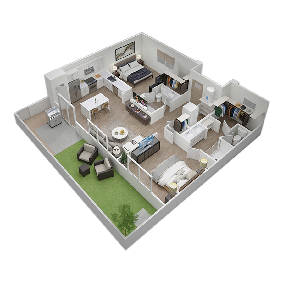 Elevate floor plan