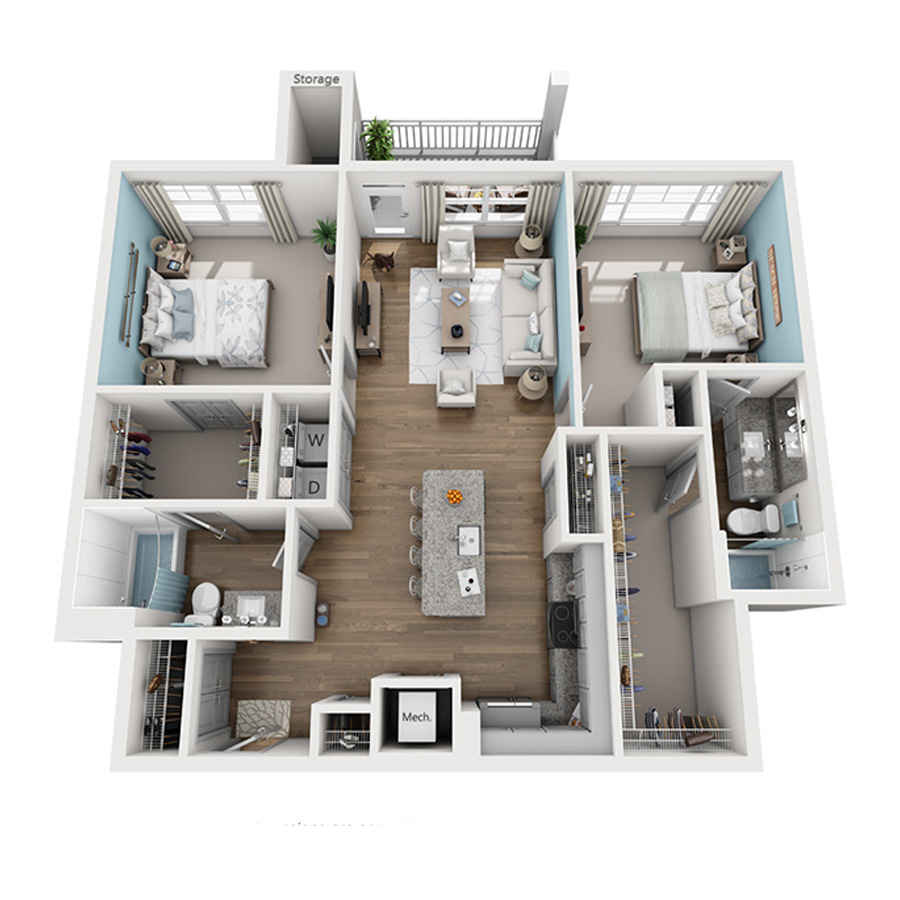 2D floor plan