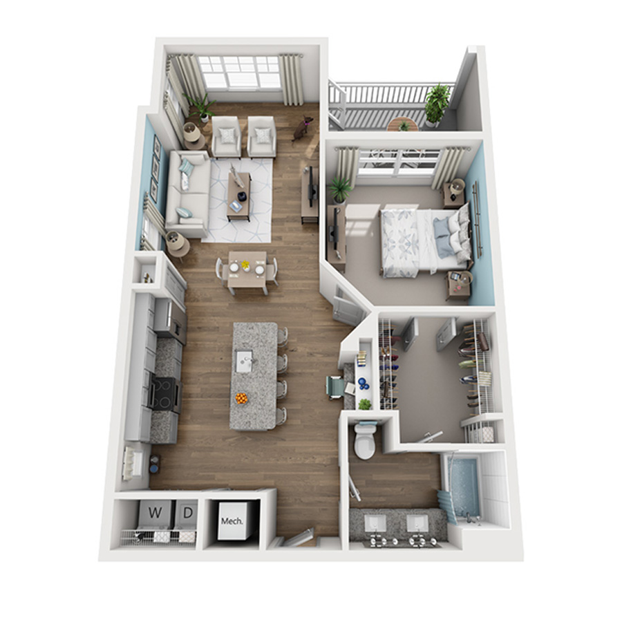 1C floor plan