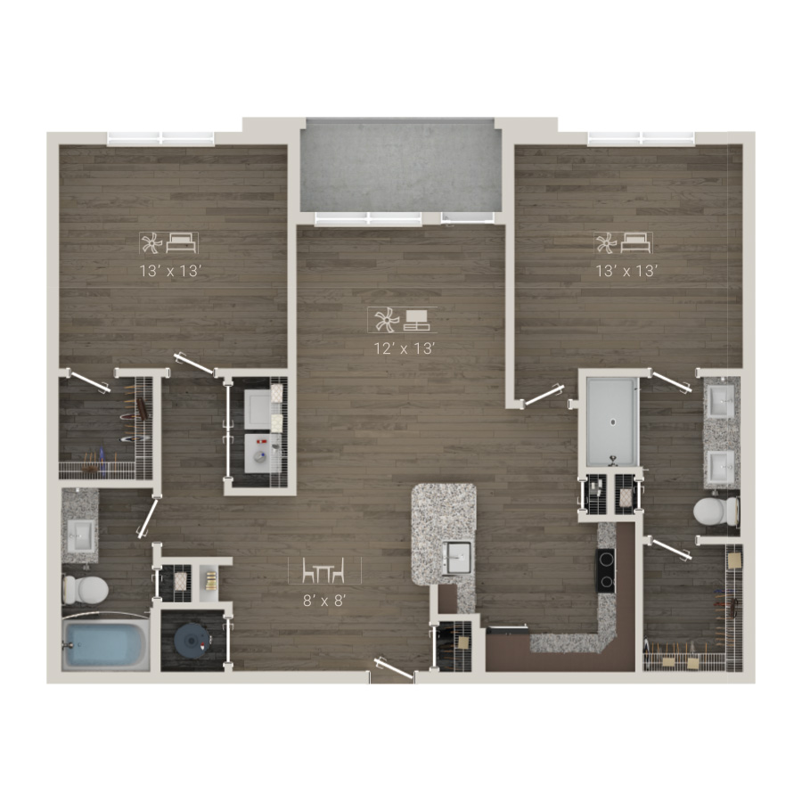 The Port floor plan