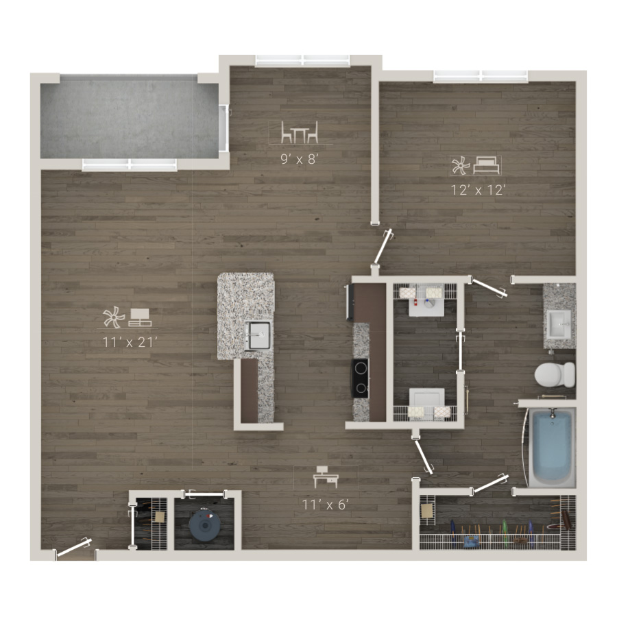 The Latitude floor plan