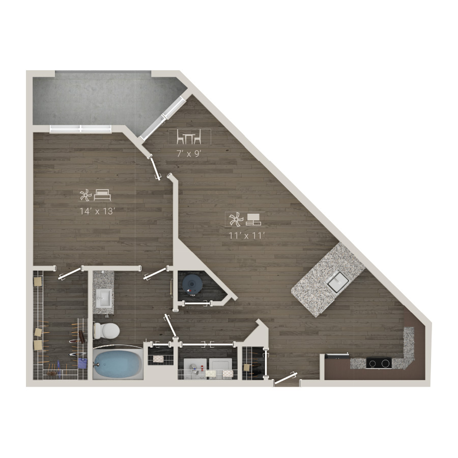 The Cove floor plan