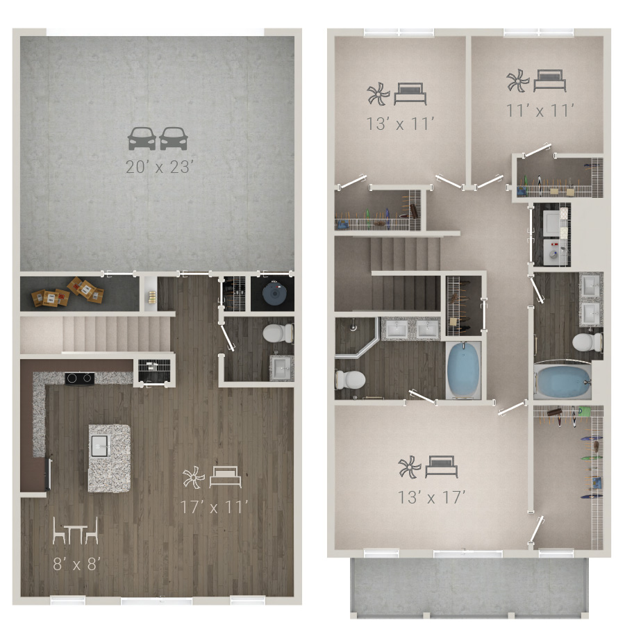 The Egret floor plan