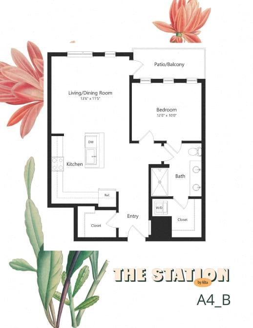A4-B floor plan