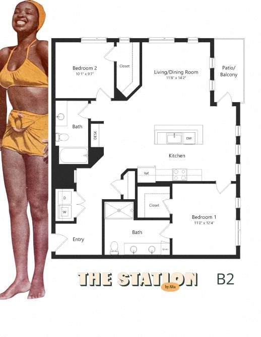 B2 floor plan