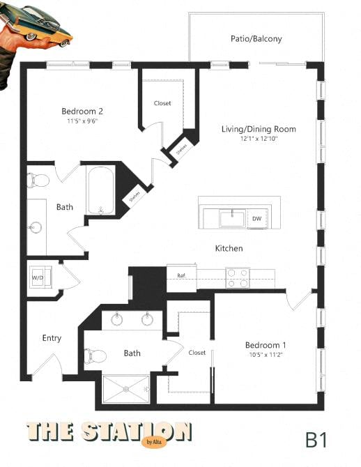 B1 floor plan