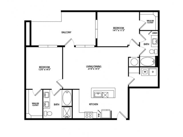 B3A floor plan