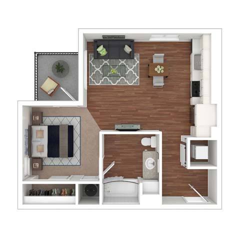 Studio S1 floor plan