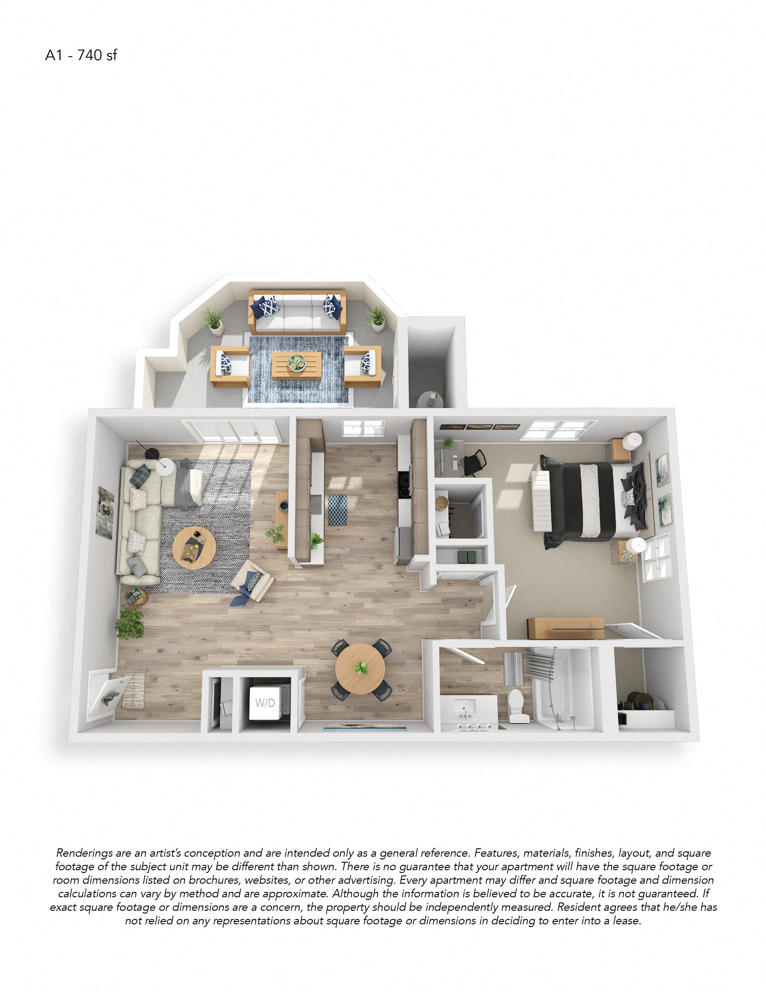 A1 floor plan