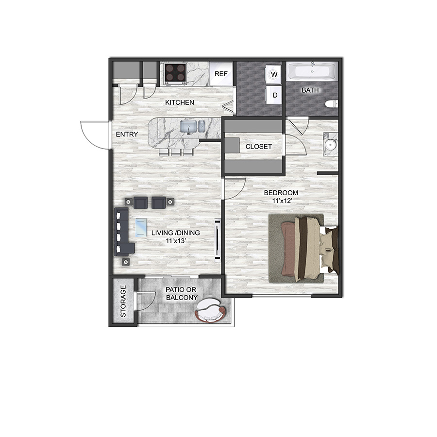 A1 floor plan