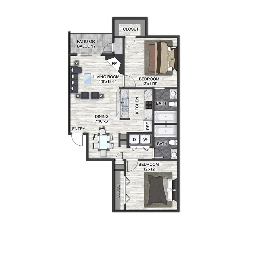 B2 floor plan