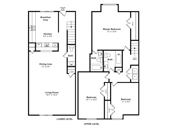 The Newbury floor plan