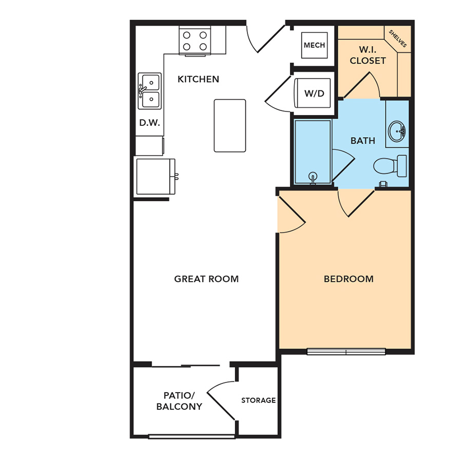 A floor plan