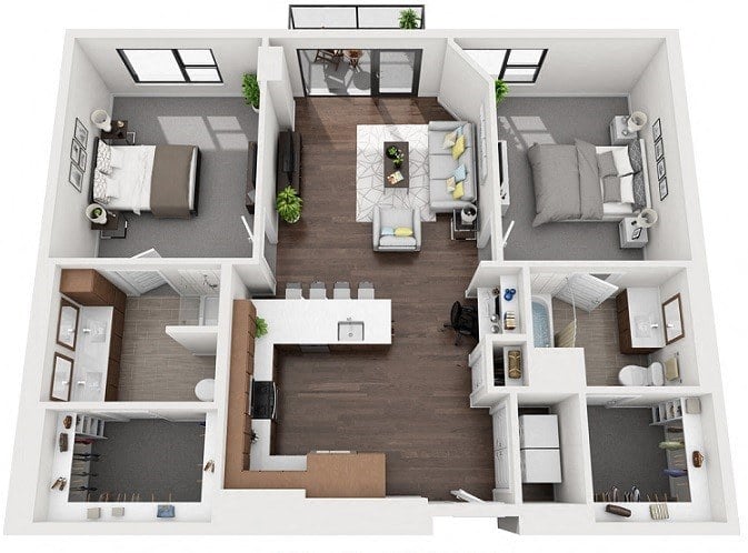 2K2 floor plan