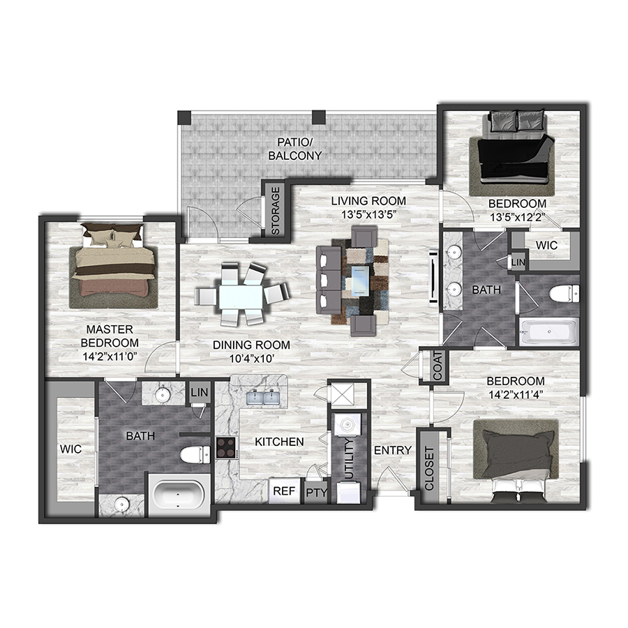 C1 floor plan
