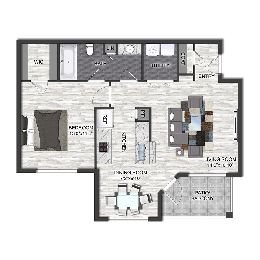 A1 floor plan