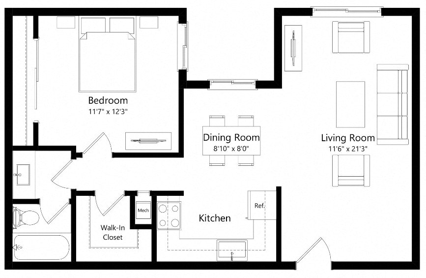 A13-P floor plan