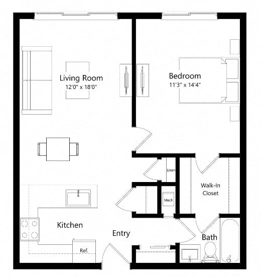 A1-P floor plan