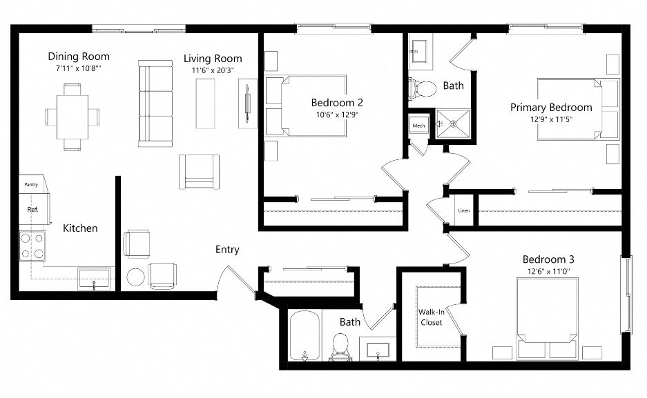 C1-P floor plan